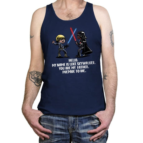 My Name is Luke - Tanktop Tanktop RIPT Apparel X-Small / Navy