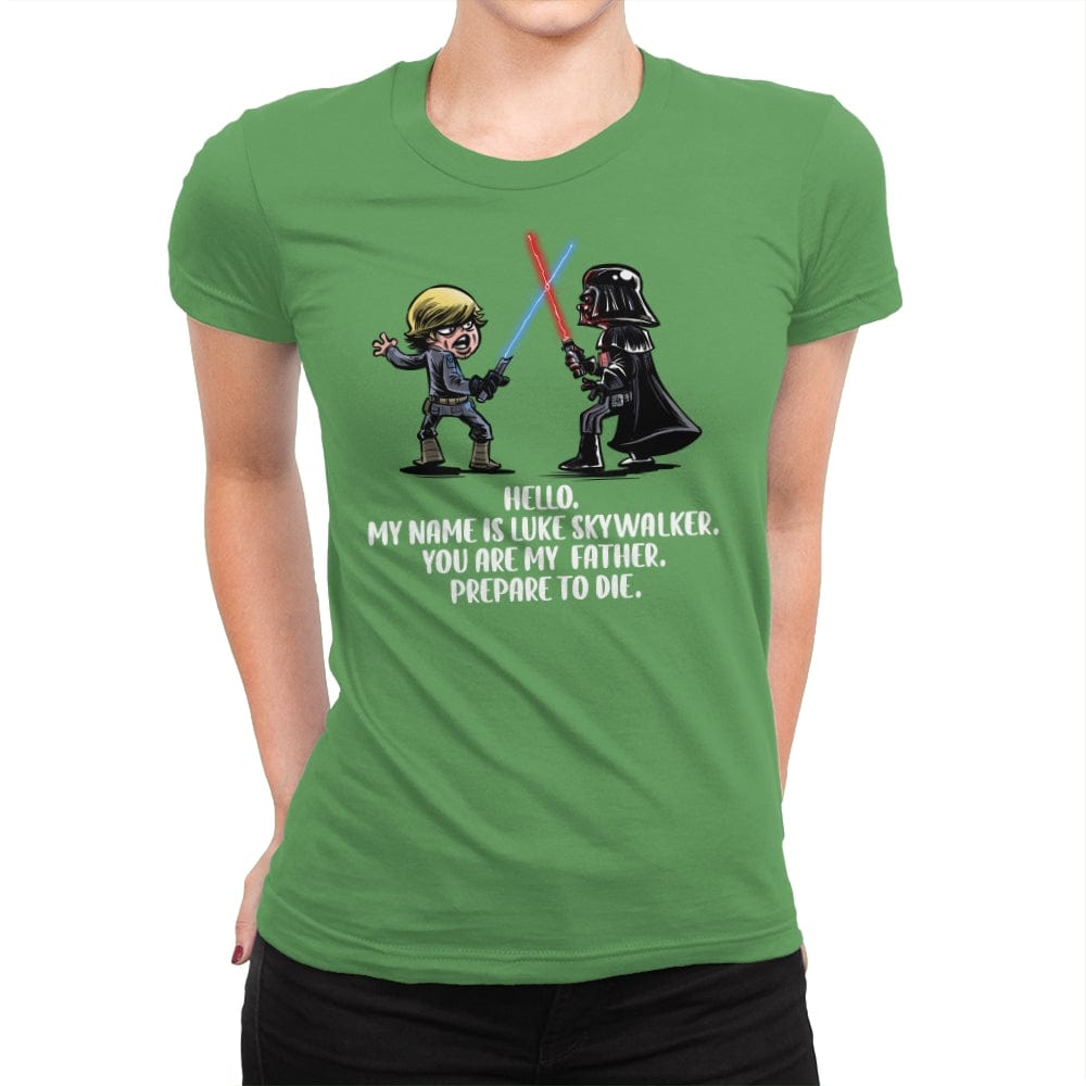 My Name is Luke - Womens Premium T-Shirts RIPT Apparel Small / Kelly