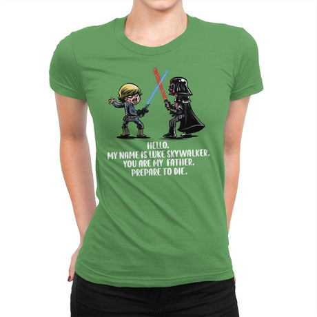My Name is Luke - Womens Premium T-Shirts RIPT Apparel Small / Kelly