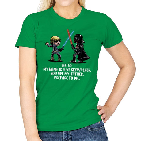 My Name is Luke - Womens T-Shirts RIPT Apparel Small / Irish Green