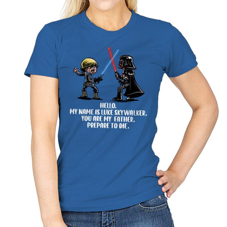 My Name is Luke - Womens T-Shirts RIPT Apparel Small / Royal