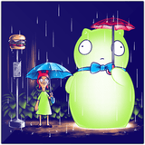 My Neighbor Kuchi Kopi - Exclusive - Metal Prints RIPT Apparel 16x16 inch