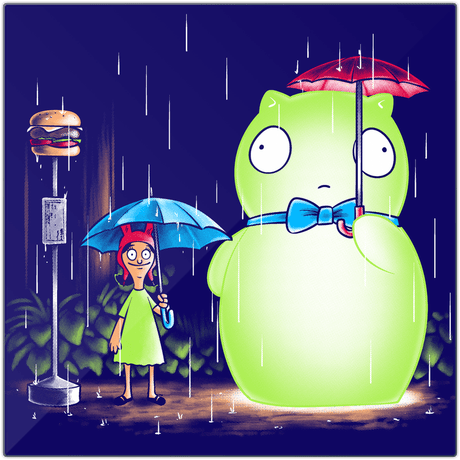 My Neighbor Kuchi Kopi - Exclusive - Metal Prints RIPT Apparel 16x16 inch