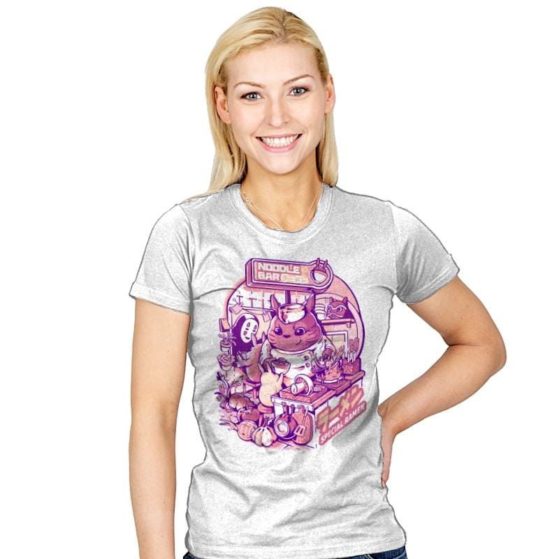 My Neighbor Noodle Bar - Womens T-Shirts RIPT Apparel Small / White