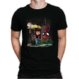 My Neighbor Spidey - Mens Premium T-Shirts RIPT Apparel Small / Black