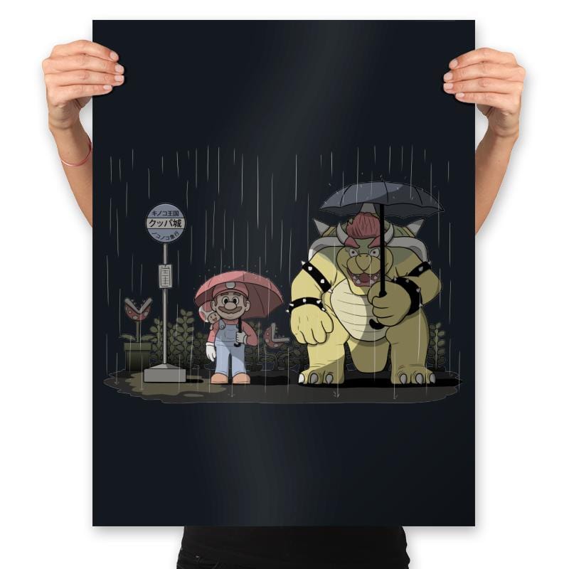 My Neighbor, The Big Bad Boss - Prints Posters RIPT Apparel 18x24 / Black