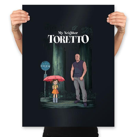 My Neighbor Toretto - Prints Posters RIPT Apparel 18x24 / Black