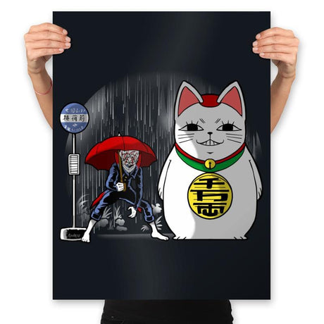 My Neighbor Yokai - Prints Posters RIPT Apparel 18x24 / Black
