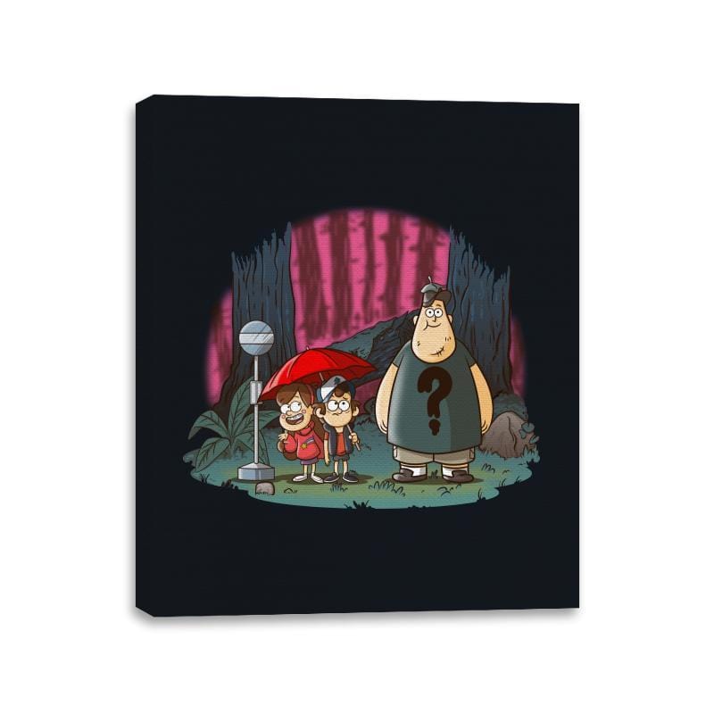 My Other Neighbours - Canvas Wraps Canvas Wraps RIPT Apparel 11x14 / Black