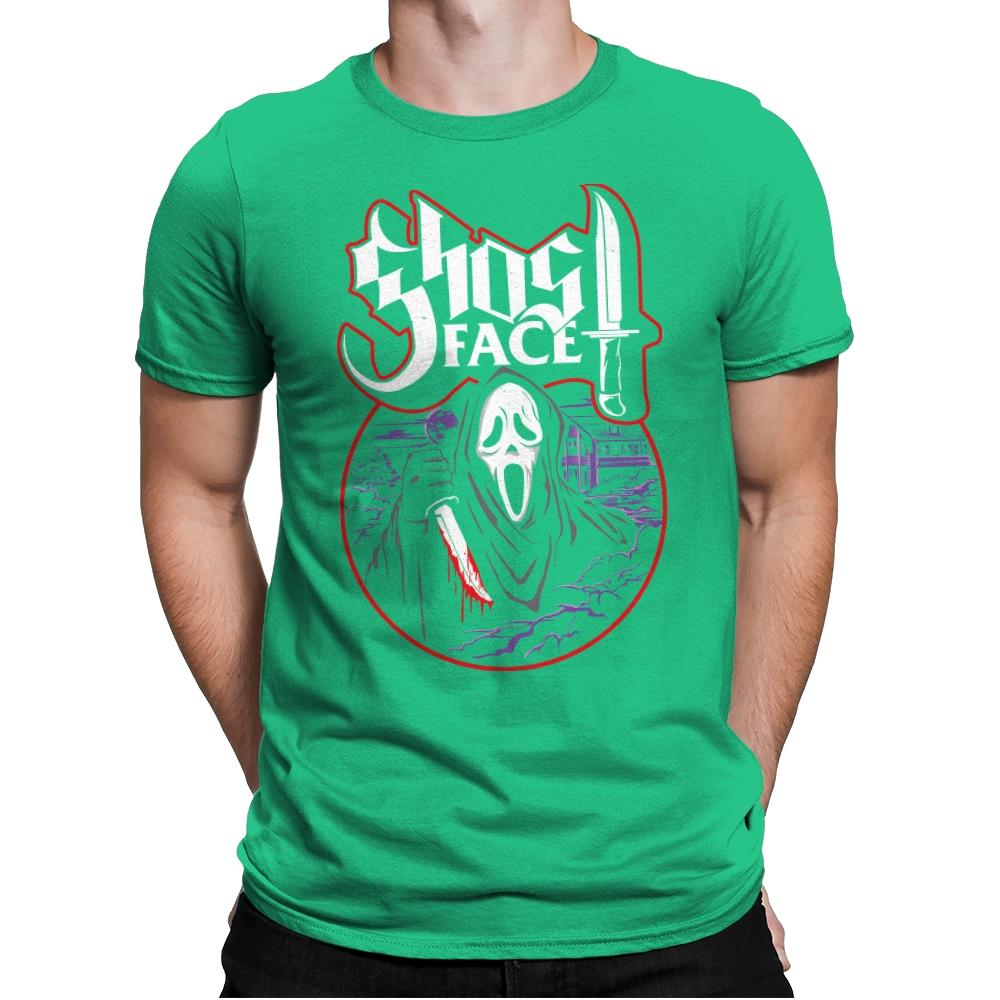 My Scary Mask - Mens Premium T-Shirts RIPT Apparel Small / Kelly Green