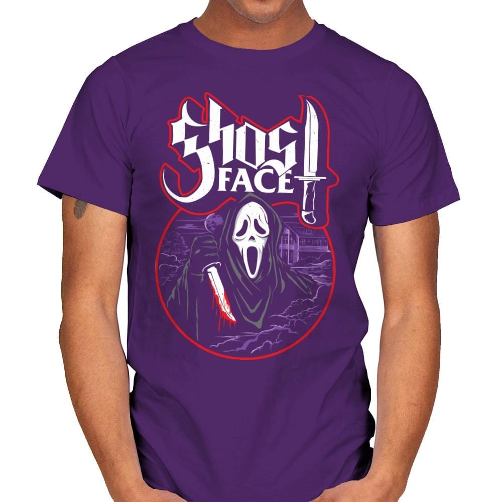 My Scary Mask - Mens T-Shirts RIPT Apparel Small / Purple