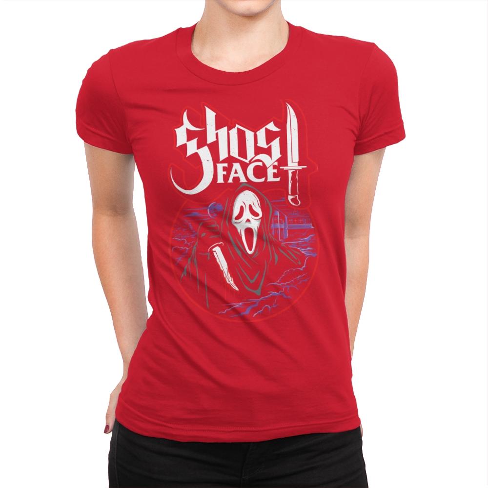 My Scary Mask - Womens Premium T-Shirts RIPT Apparel Small / Red