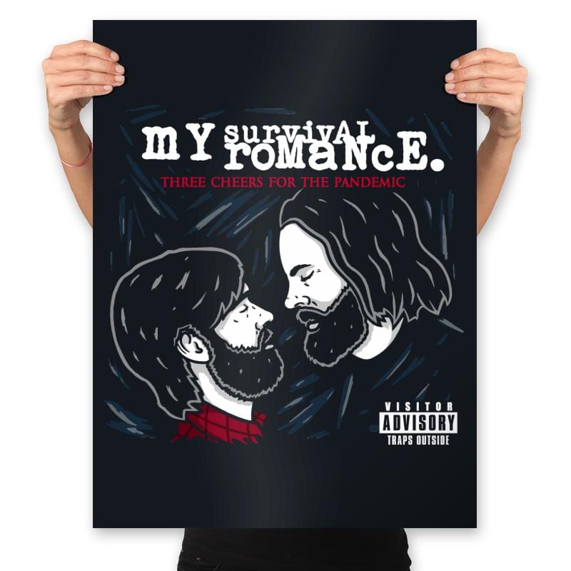 My Survival Romance! - Prints Posters RIPT Apparel 18x24 / Black