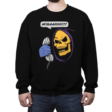 Myaaahhh!!! - Crew Neck Sweatshirt Crew Neck Sweatshirt RIPT Apparel Small / Black