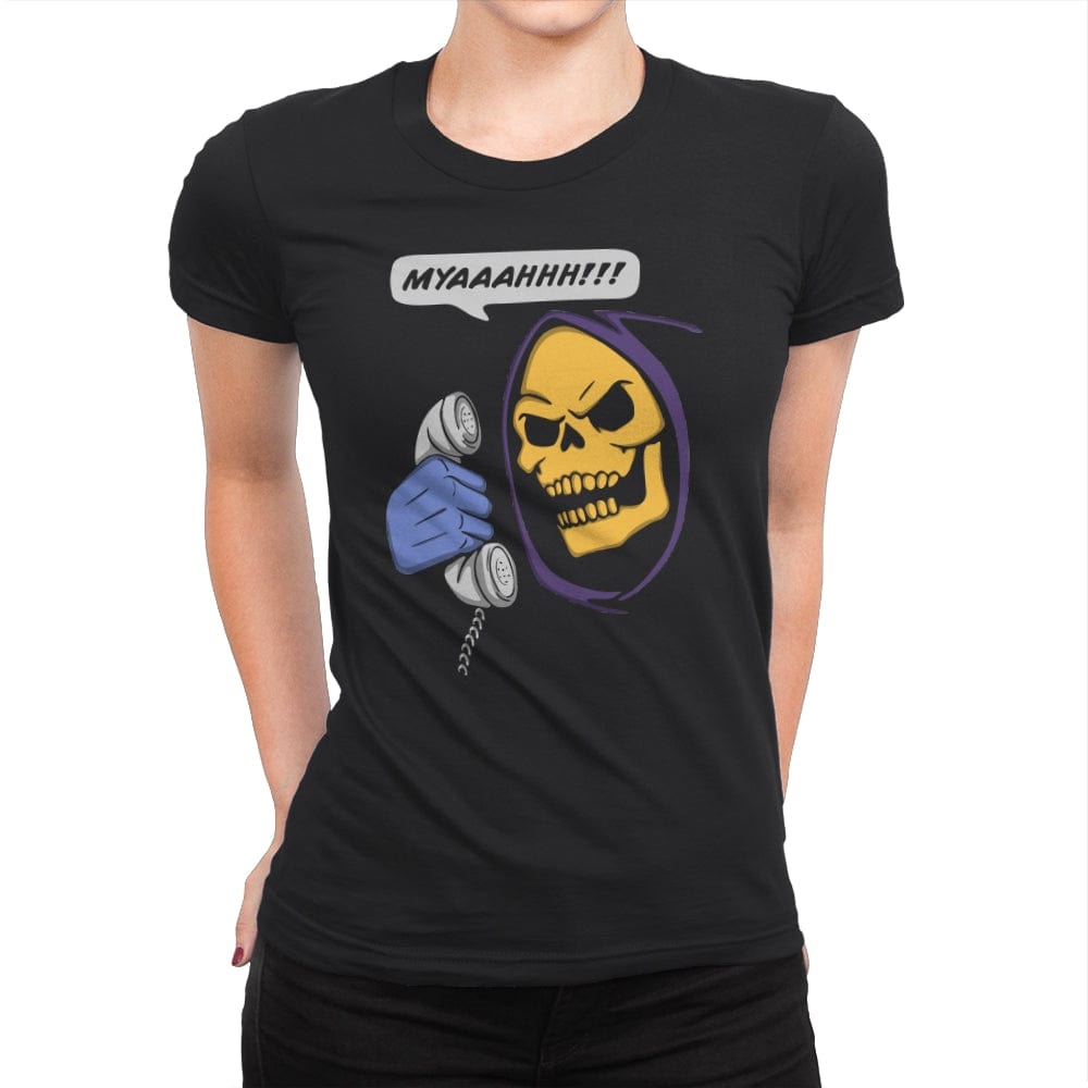 Myaaahhh!!! - Womens Premium T-Shirts RIPT Apparel Small / Black
