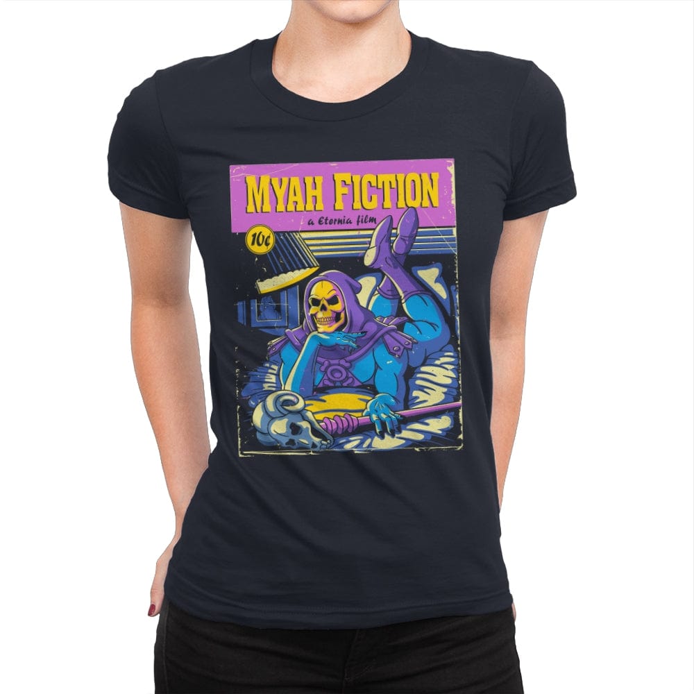 Myah Fiction - Womens Premium T-Shirts RIPT Apparel Small / Midnight Navy