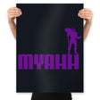 MYAHH! - Prints Posters RIPT Apparel 18x24 / Black