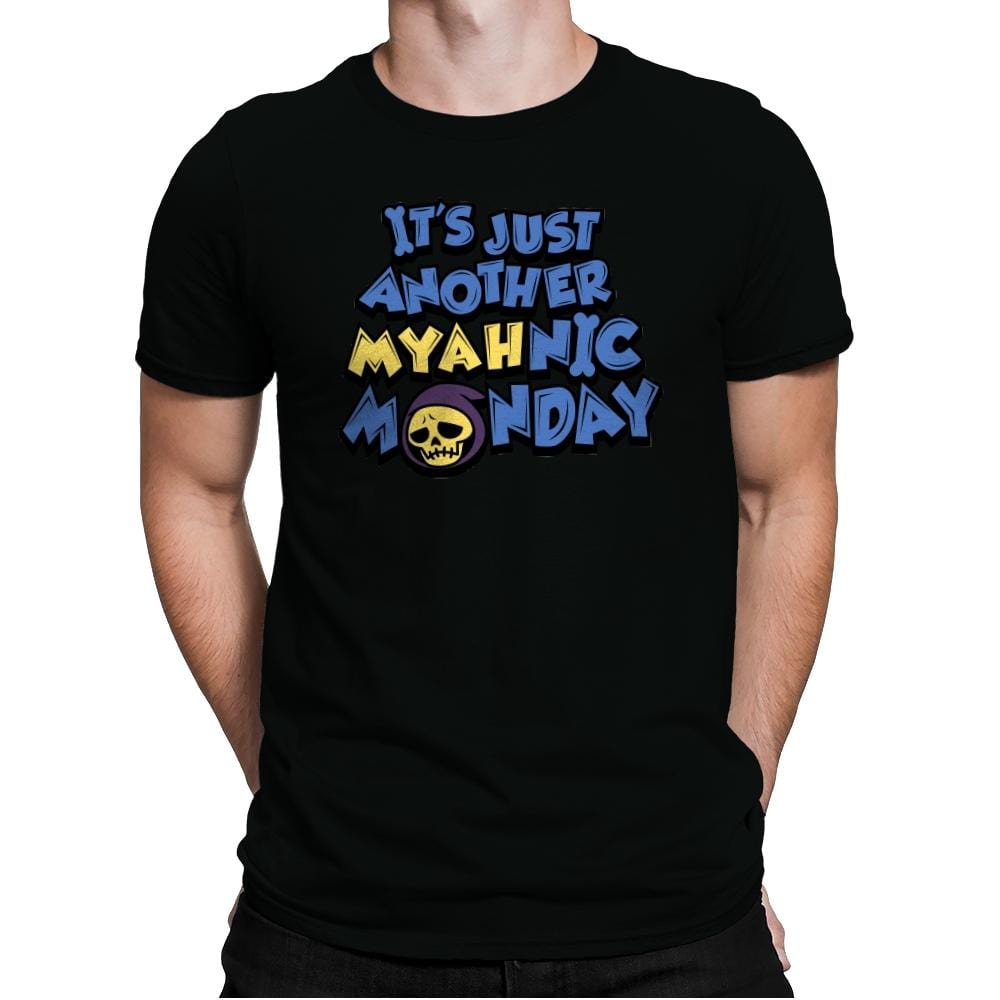 Myahnic Monday - Mens Premium T-Shirts RIPT Apparel Small / Black