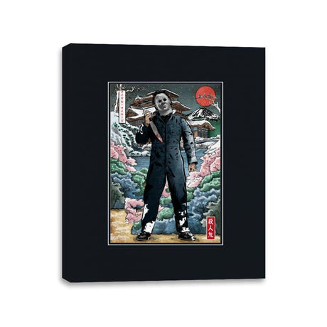 Myers in Japan - Canvas Wraps Canvas Wraps RIPT Apparel 11x14 / Black