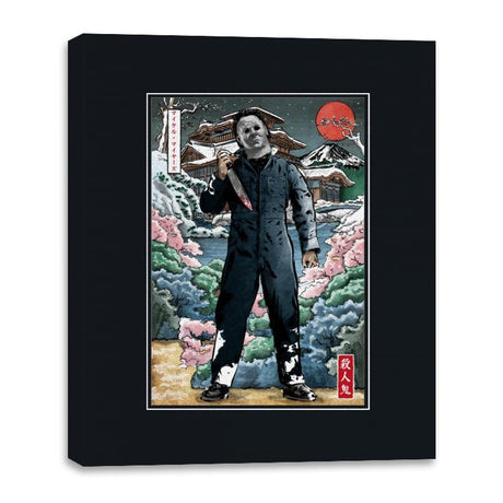 Myers in Japan - Canvas Wraps Canvas Wraps RIPT Apparel 16x20 / Black