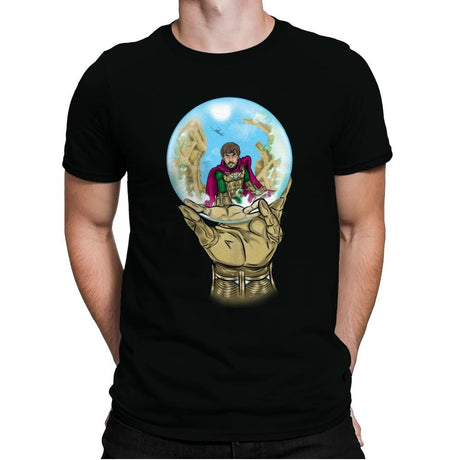 Mysterio Escher - Mens Premium T-Shirts RIPT Apparel Small / Black