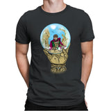 Mysterio Escher - Mens Premium T-Shirts RIPT Apparel Small / Heavy Metal