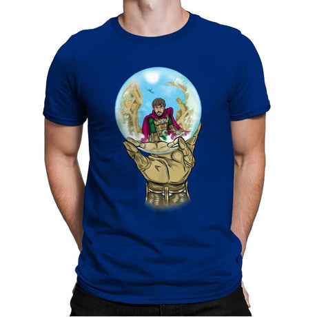 Mysterio Escher - Mens Premium T-Shirts RIPT Apparel Small / Royal