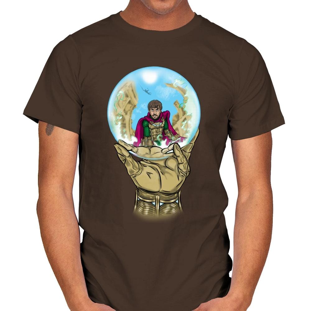 Mysterio Escher - Mens T-Shirts RIPT Apparel Small / Dark Chocolate