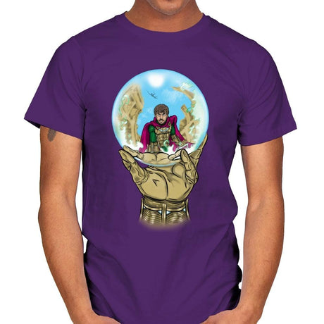Mysterio Escher - Mens T-Shirts RIPT Apparel Small / Purple