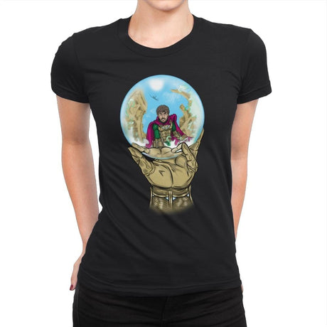 Mysterio Escher - Womens Premium T-Shirts RIPT Apparel Small / Black