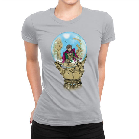 Mysterio Escher - Womens Premium T-Shirts RIPT Apparel Small / Heather Grey