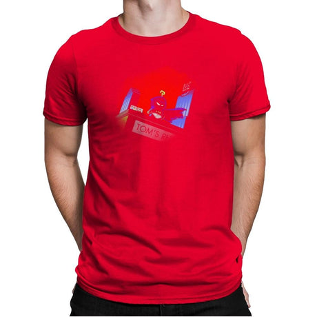 Mysterion: The Poorly Animated Series Exclusive - Mens Premium T-Shirts RIPT Apparel Small / Red
