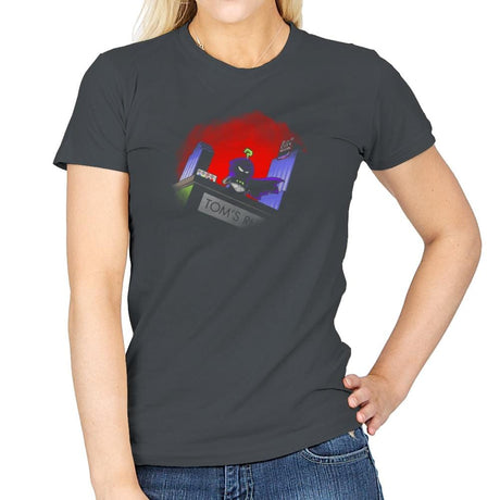 Mysterion: The Poorly Animated Series Exclusive - Womens T-Shirts RIPT Apparel Small / Charcoal