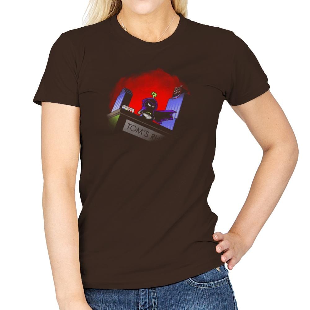 Mysterion: The Poorly Animated Series Exclusive - Womens T-Shirts RIPT Apparel Small / Dark Chocolate