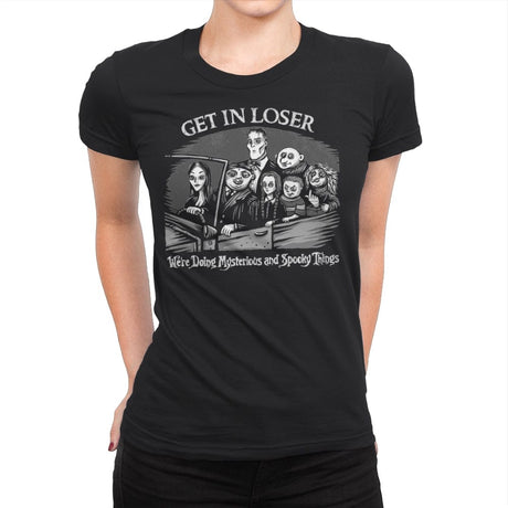 Mysterious and Spooky Things - Womens Premium T-Shirts RIPT Apparel Small / Black