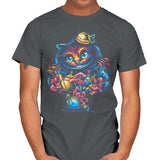 Mysterious Spade - Mens T-Shirts RIPT Apparel Small / Charcoal