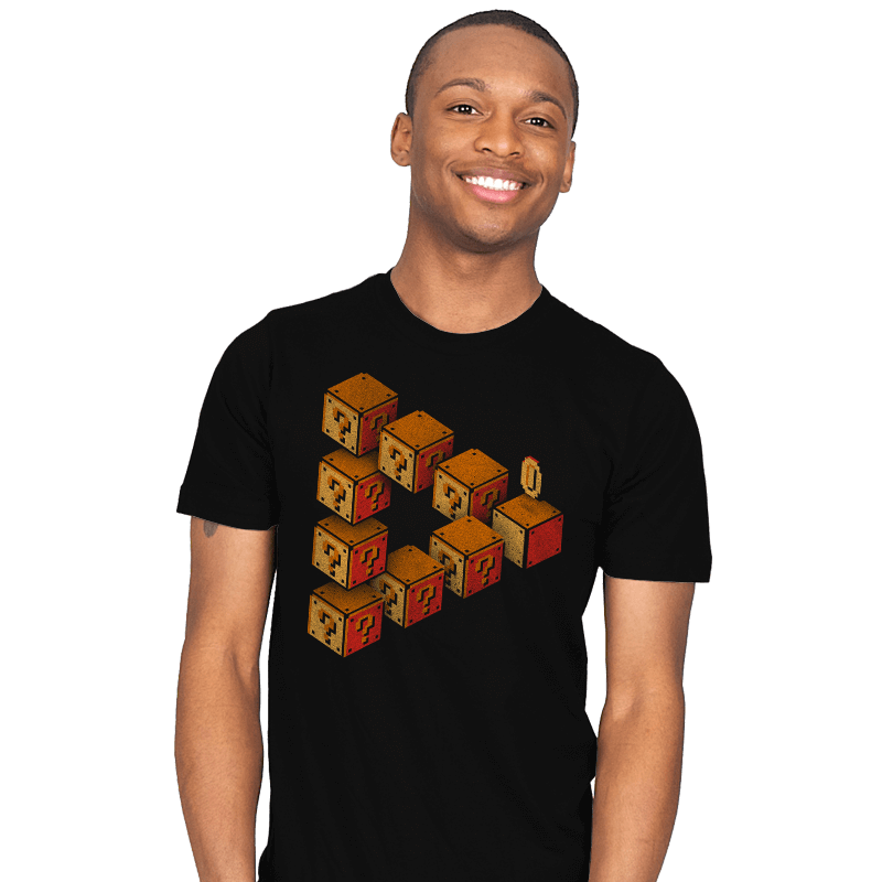 Mystery Block Illusion - Mens T-Shirts RIPT Apparel