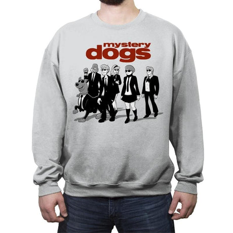 Mystery Dogs - Crew Neck Sweatshirt Crew Neck Sweatshirt RIPT Apparel Small / Sport Gray