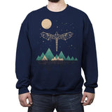 Mystic Dragon - Crew Neck Sweatshirt Crew Neck Sweatshirt RIPT Apparel Small / Navy