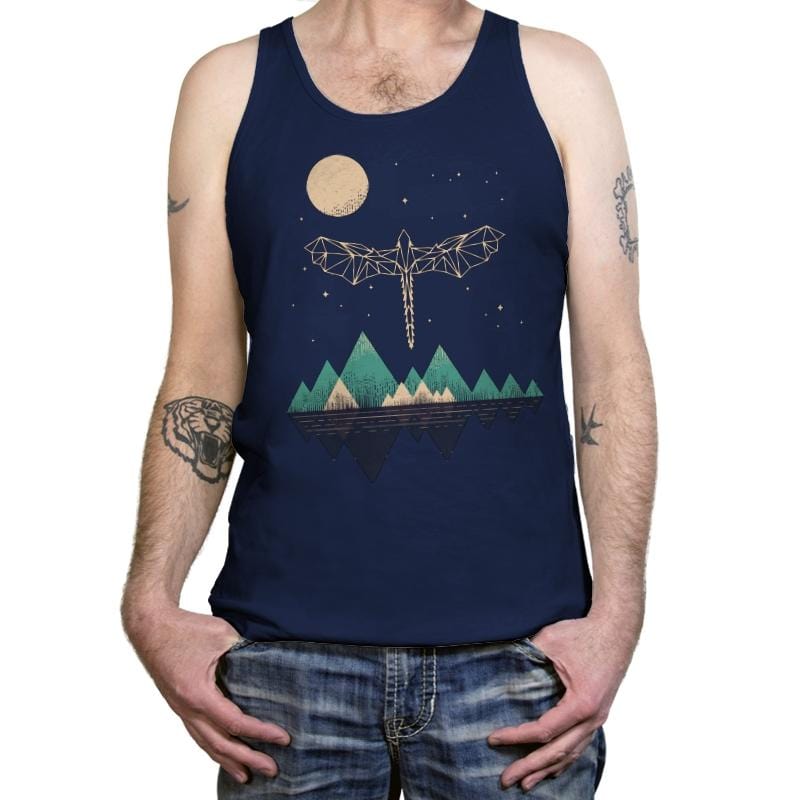 Mystic Dragon - Tanktop Tanktop RIPT Apparel X-Small / Navy