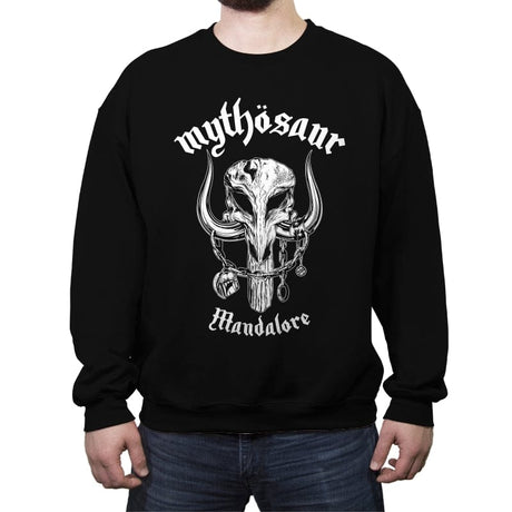 Mythosaur - Crew Neck Sweatshirt Crew Neck Sweatshirt RIPT Apparel Small / Black