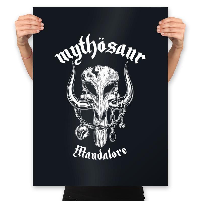 Mythosaur - Prints Posters RIPT Apparel 18x24 / Black