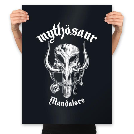 Mythosaur - Prints Posters RIPT Apparel 18x24 / Black