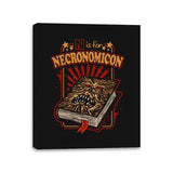 N is for Necronomicon - Canvas Wraps Canvas Wraps RIPT Apparel 11x14 / Black