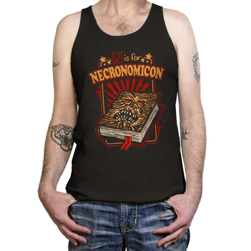 N is for Necronomicon - Tanktop Tanktop RIPT Apparel