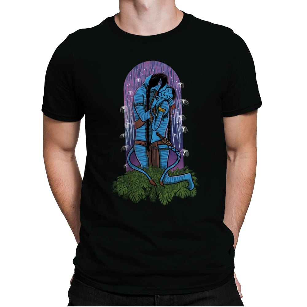 Na'vi Kiss - Mens Premium T-Shirts RIPT Apparel Small / Black