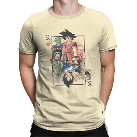 Naipe Ball - Mens Premium T-Shirts RIPT Apparel Small / Natural