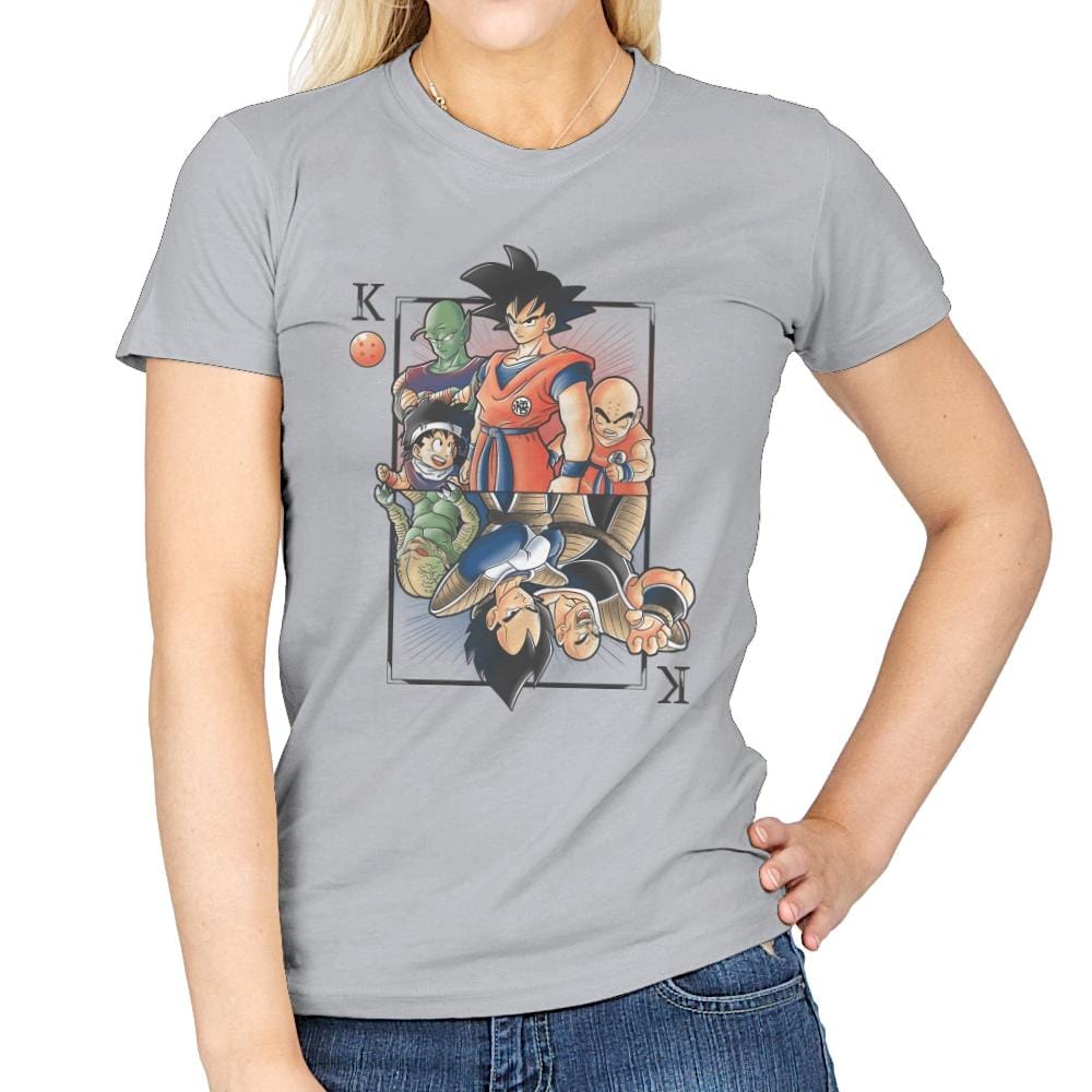 Naipe Ball - Womens T-Shirts RIPT Apparel Small / Sport Grey