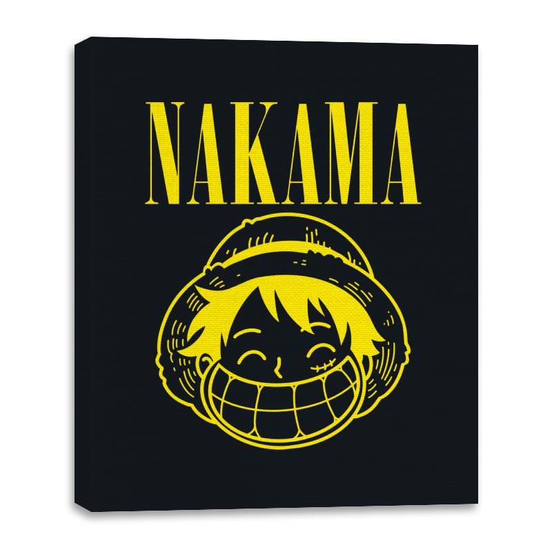 Nakama - Canvas Wraps Canvas Wraps RIPT Apparel 16x20 / Black
