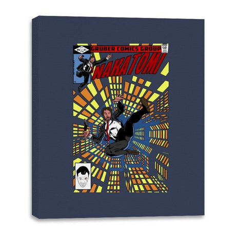 Nakatomi - Canvas Wraps Canvas Wraps RIPT Apparel 16x20 / Navy